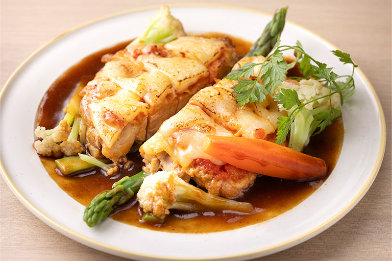 ミラノ風チキン(トマトチーズ焼き)