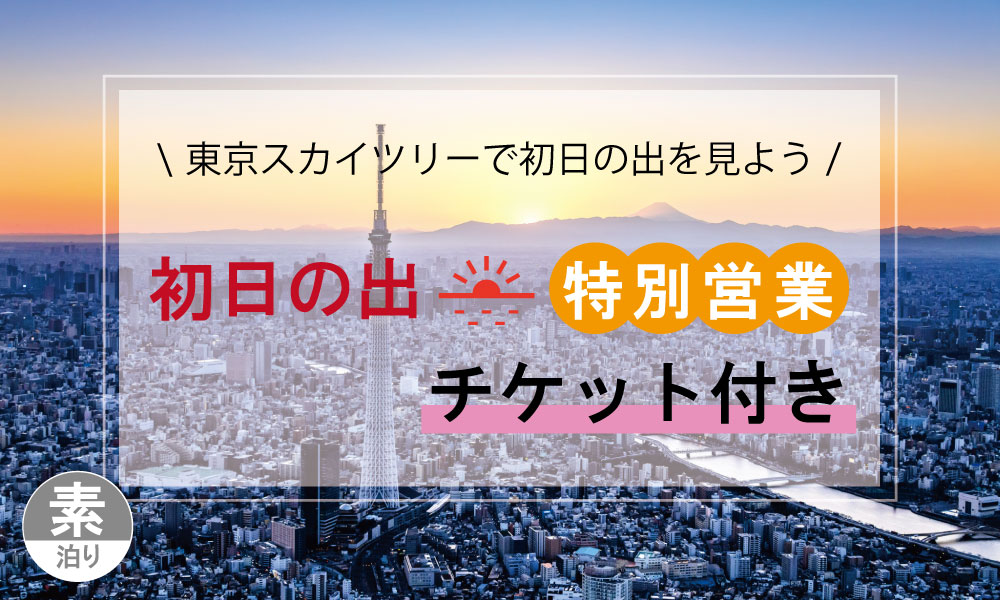 安い通販 東京スカイツリー 初日の出 2024 ペアチケット - 施設利用券